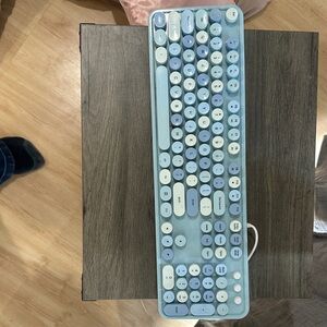 Blue keyboard